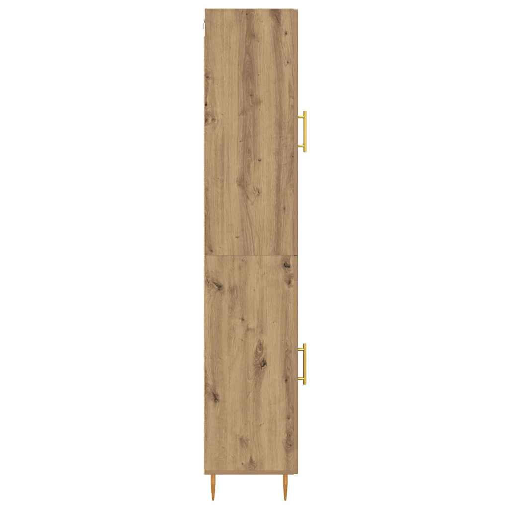 Bufet Stejar Artizanal 34,5 x 34 x 180 cm Lemn compozit — imaginea 10
