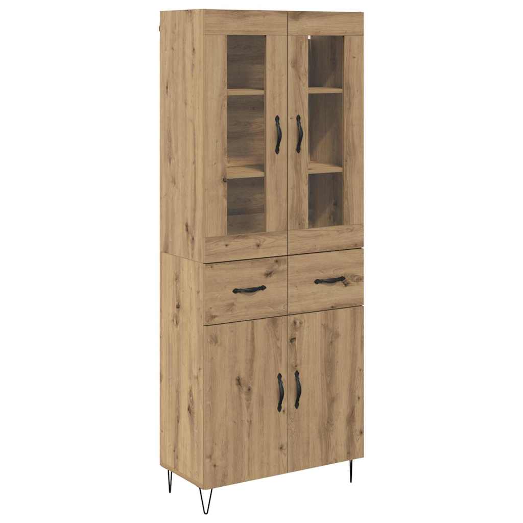Bufet Stejar Artizanal 69,5 x 34 x 180 cm Lemn compozit