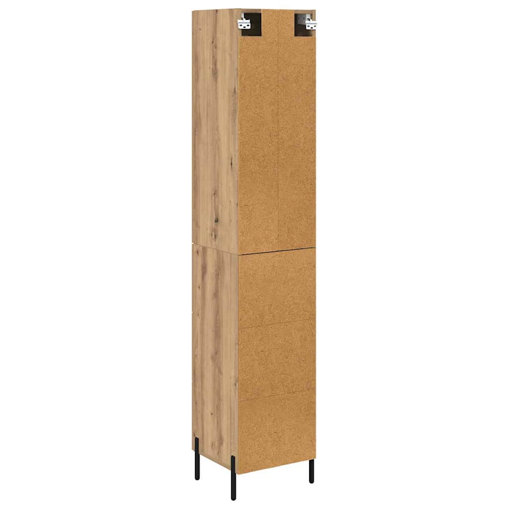 Bufet Stejar Artizanal 34,5 x 34 x 180 cm Lemn compozit — imaginea 3