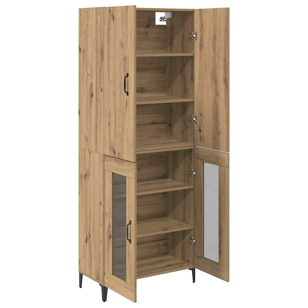 Bufet Stejar Artizanal 69,5 x 34 x 180 cm Lemn compozit — imaginea 6
