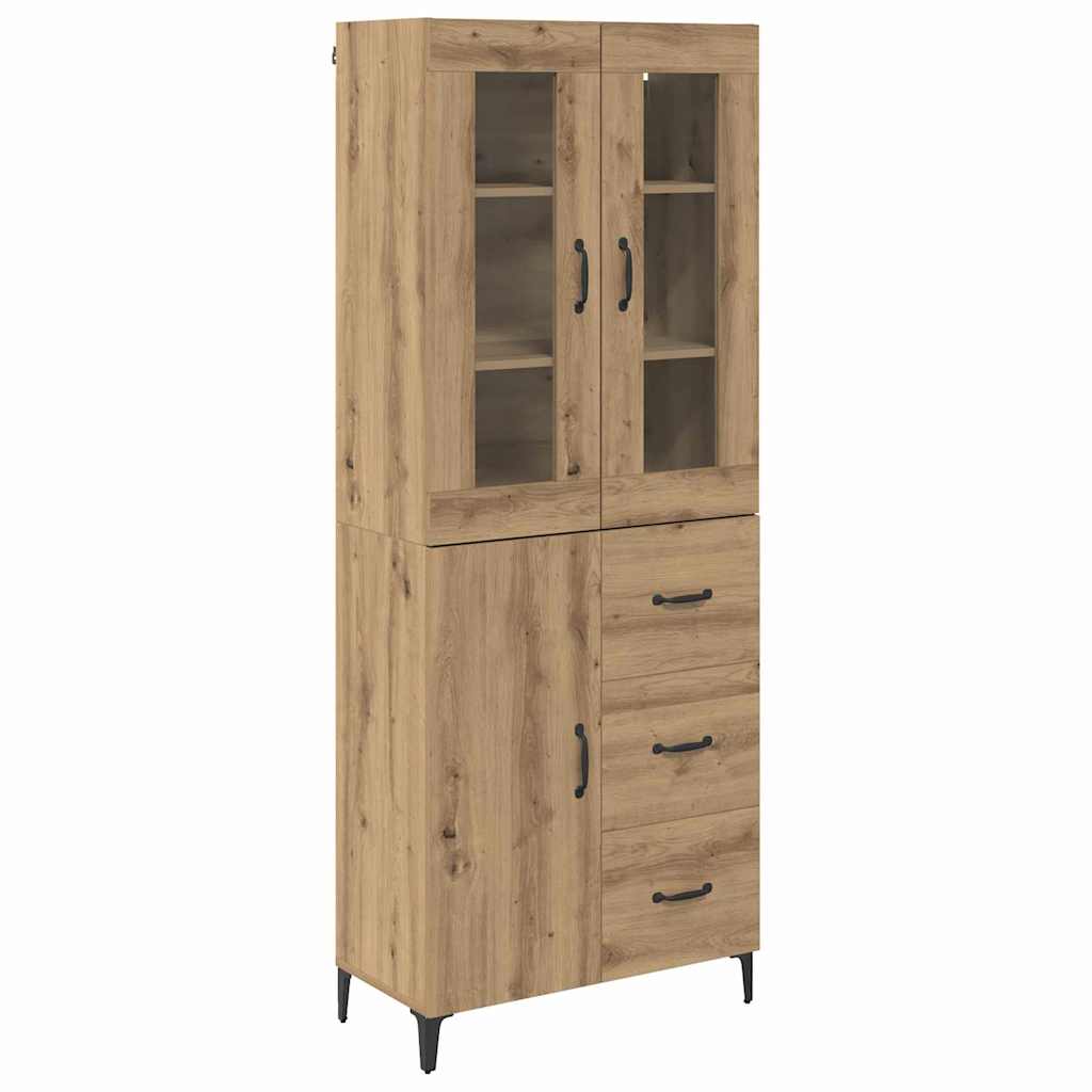 Bufet Stejar Artizanal 69,5 x 34 x 180 cm Lemn compozit