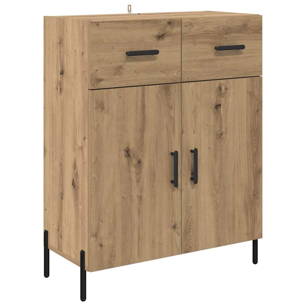 Bufet Stejar Artizanal 69,5 x 34 x 180 cm Lemn compozit — imaginea 7