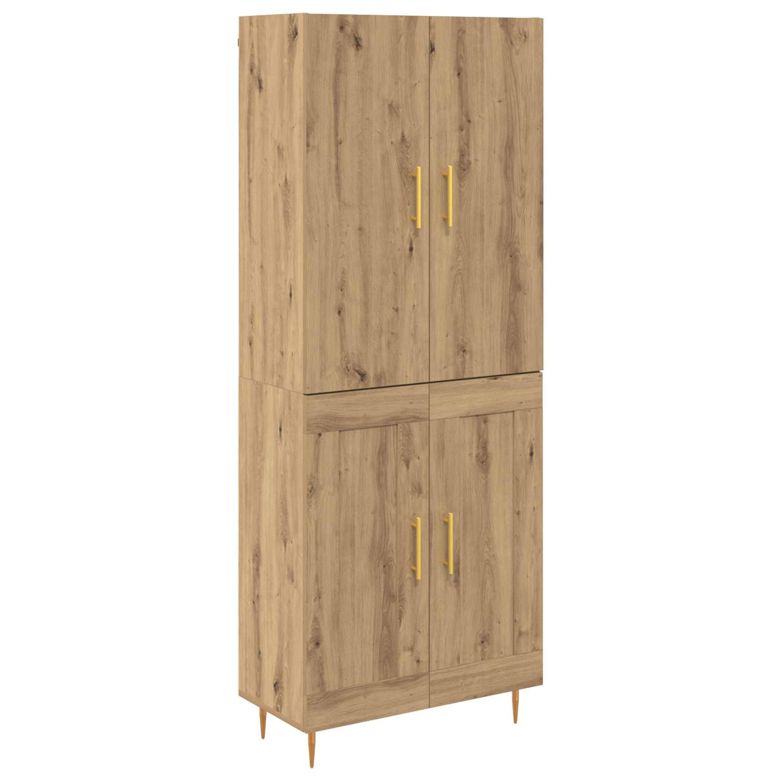 Bufet Stejar Artizanal 69,5 x 34 x 180 cm Lemn compozit