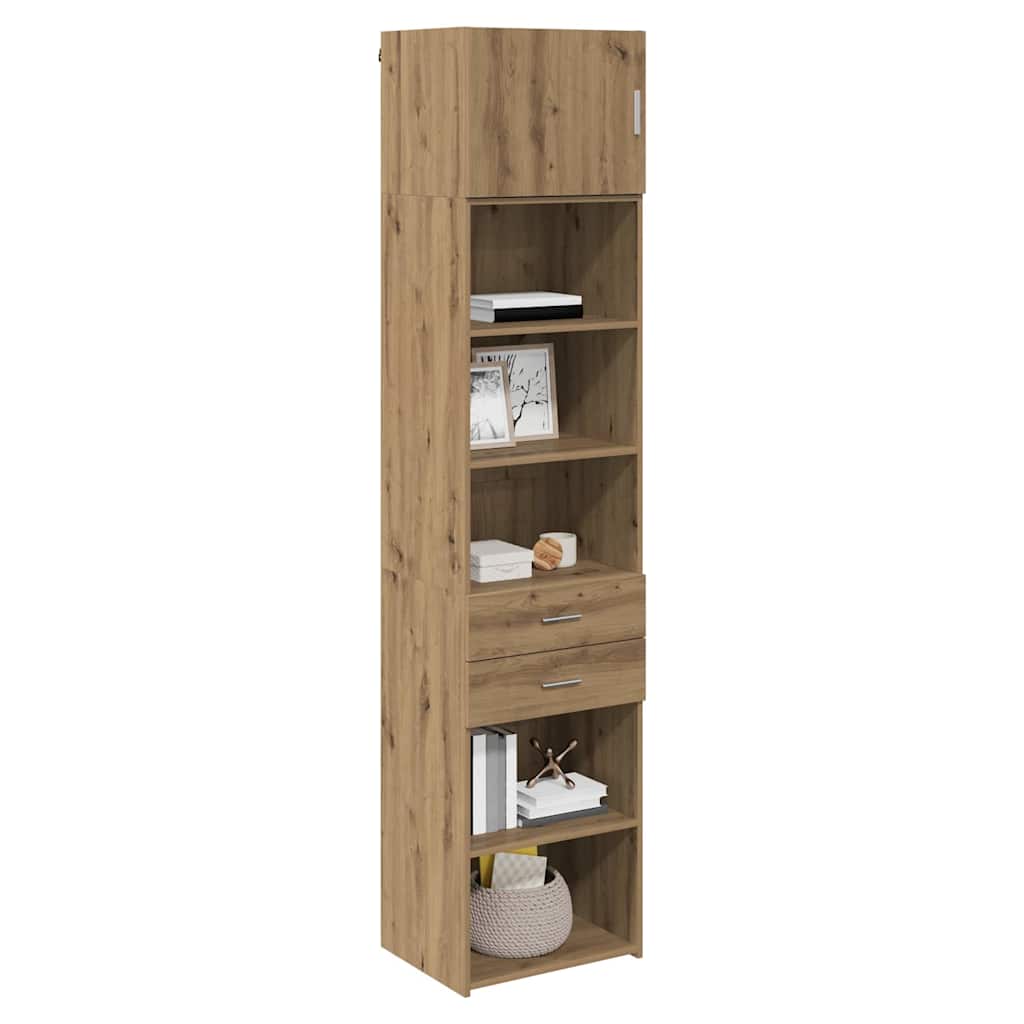 Bufet Stejar Artizanal 50 x 42,5 x 225 cm Lemn compozit — imaginea 4