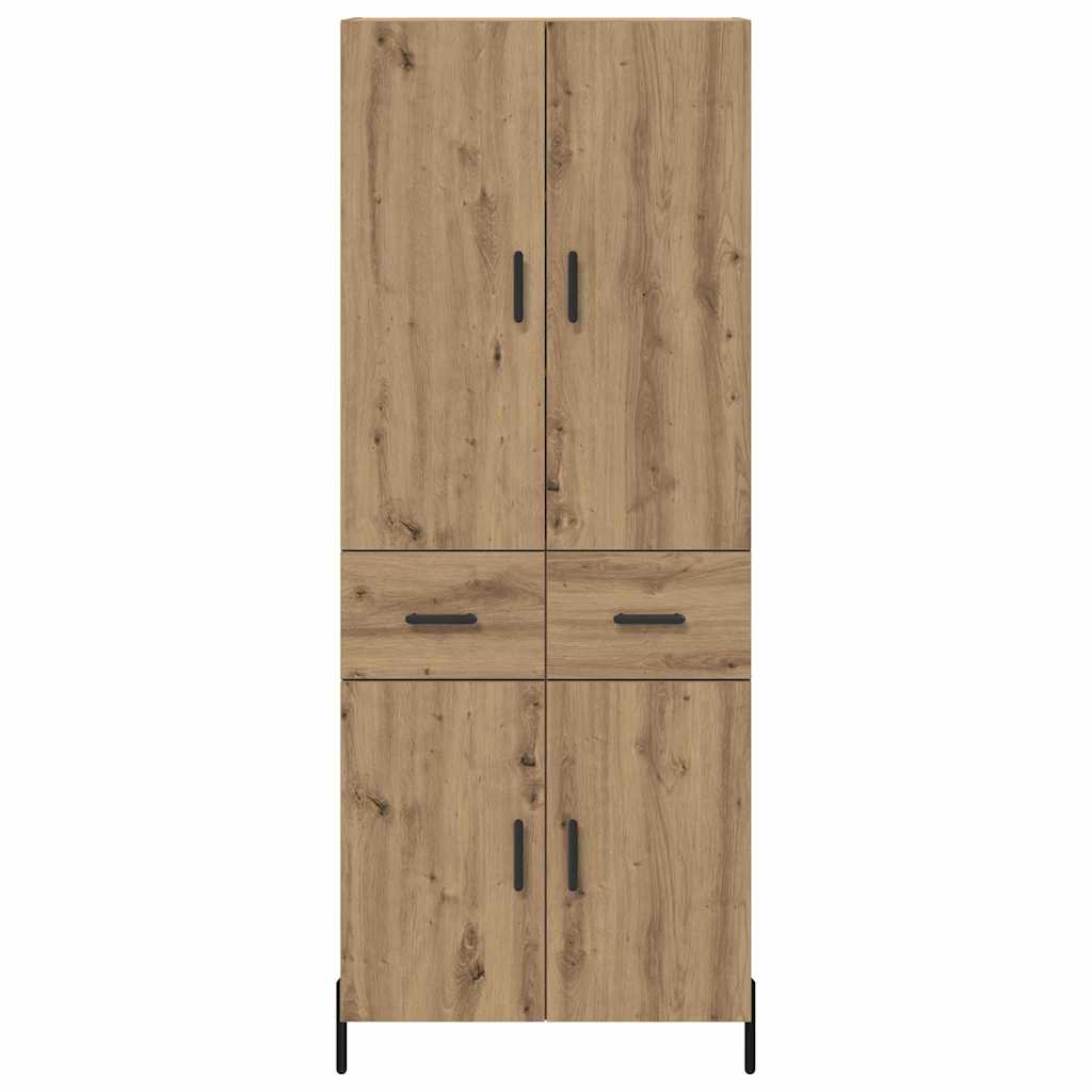 Bufet Stejar Artizanal 69,5 x 34 x 180 cm Lemn compozit — imaginea 9