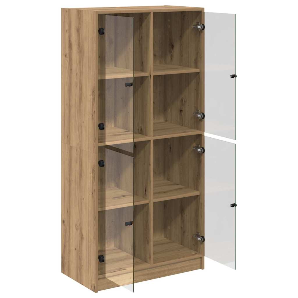 Bufet Stejar Artizanal 68 x 37 x 142 cm Lemn compozit — imaginea 6