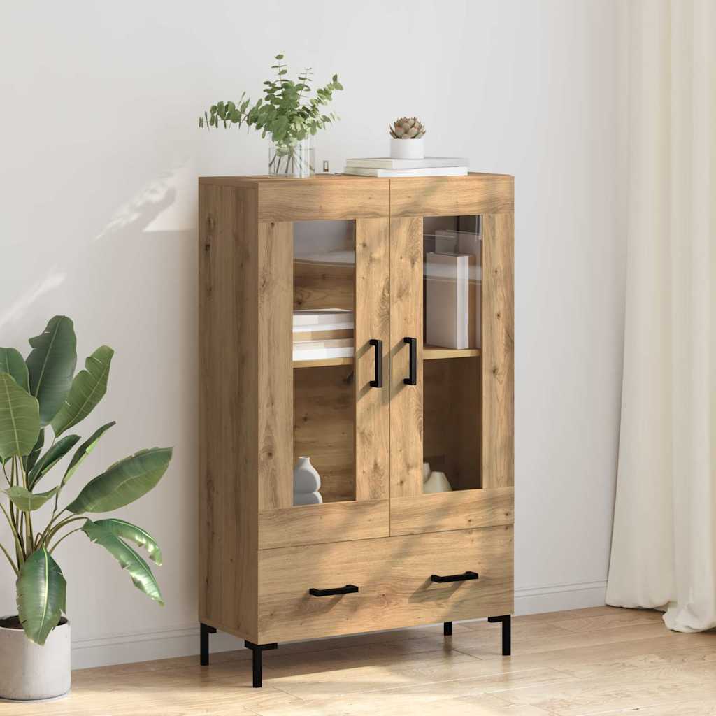 Bufet Stejar Artizanal 69,5 x 31 x 115 cm Lemn compozit — imaginea 2