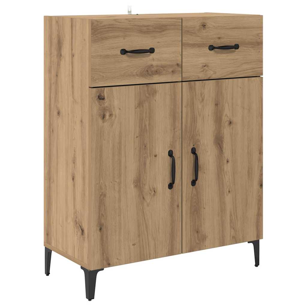 Bufet Stejar Artizanal 69,5 x 34 x 180 cm Lemn compozit — imaginea 7