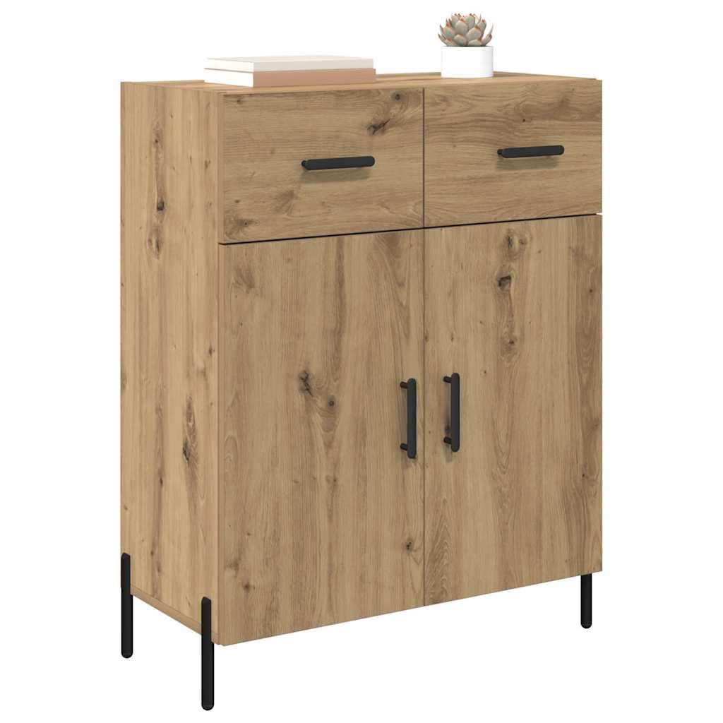 Bufet Stejar Artizanal 69,5 x 34 x 90 cm Lemn compozit — imaginea 4