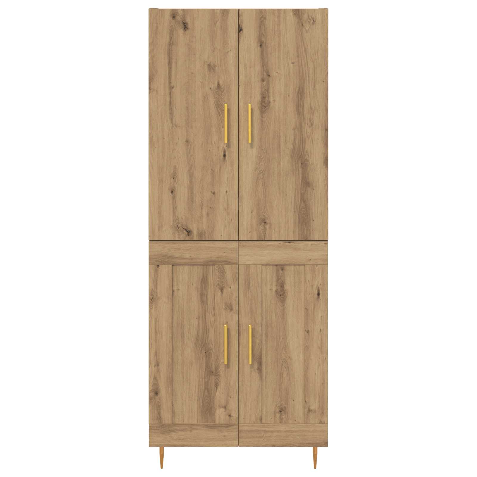 Bufet Stejar Artizanal 69,5 x 34 x 180 cm Lemn compozit — imaginea 8