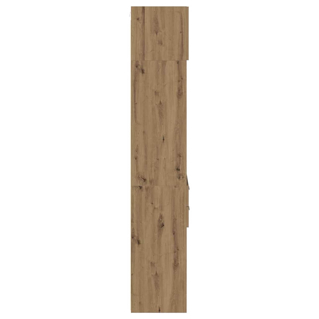 Bufet Stejar Artizanal 50 x 42,5 x 225 cm Lemn compozit — imaginea 8