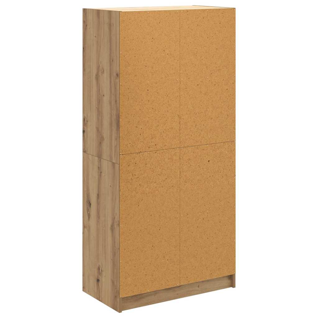 Bufet Stejar Artizanal 68 x 37 x 142 cm Lemn compozit — imaginea 9