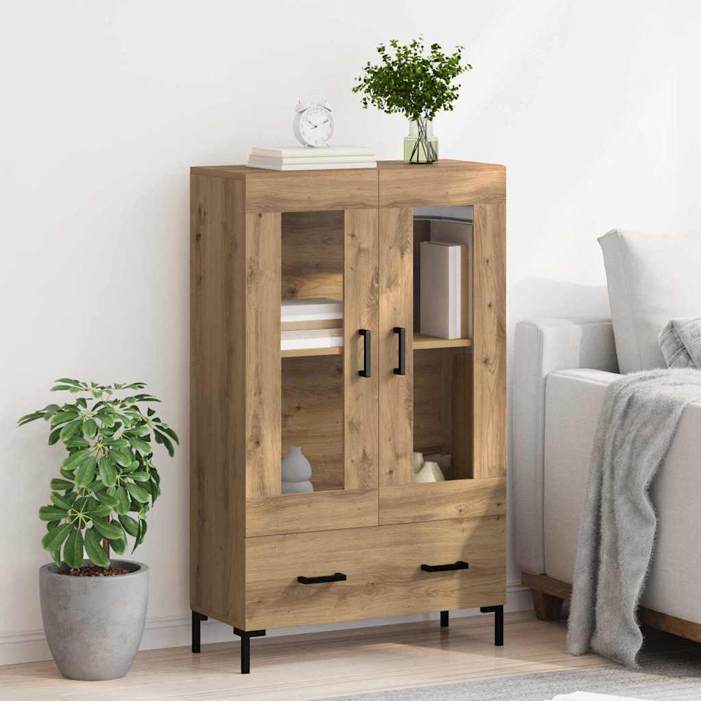 Bufet Stejar Artizanal 69,5 x 31 x 115 cm Lemn compozit — imaginea 5