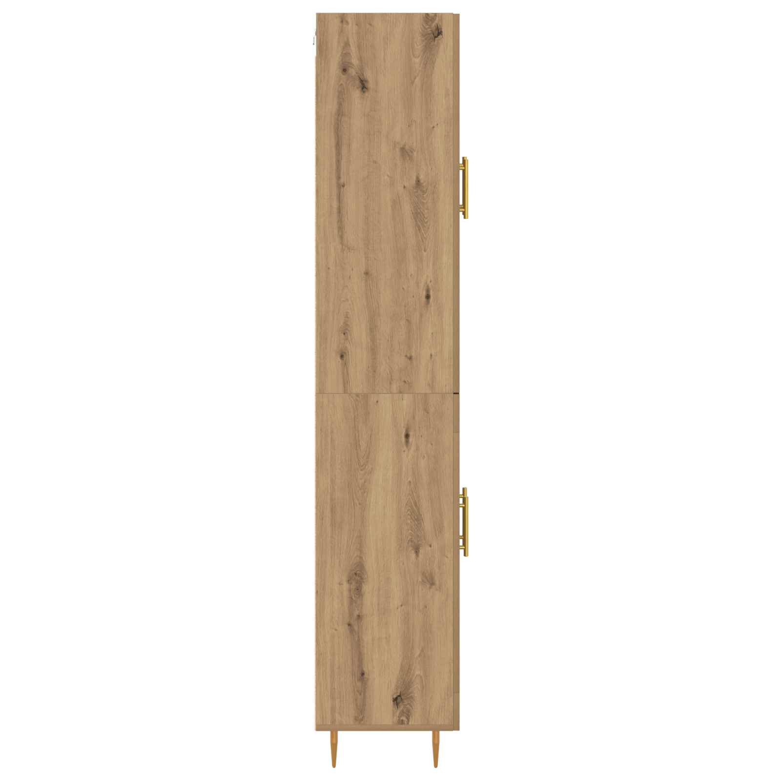 Bufet Stejar Artizanal 69,5 x 34 x 180 cm Lemn compozit — imaginea 9