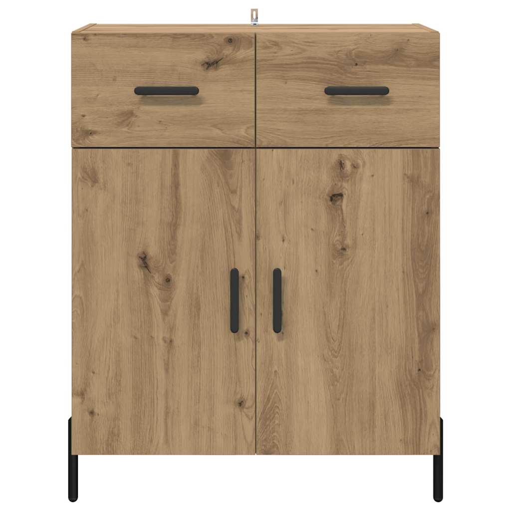 Bufet Stejar Artizanal 69,5 x 34 x 90 cm Lemn compozit — imaginea 7
