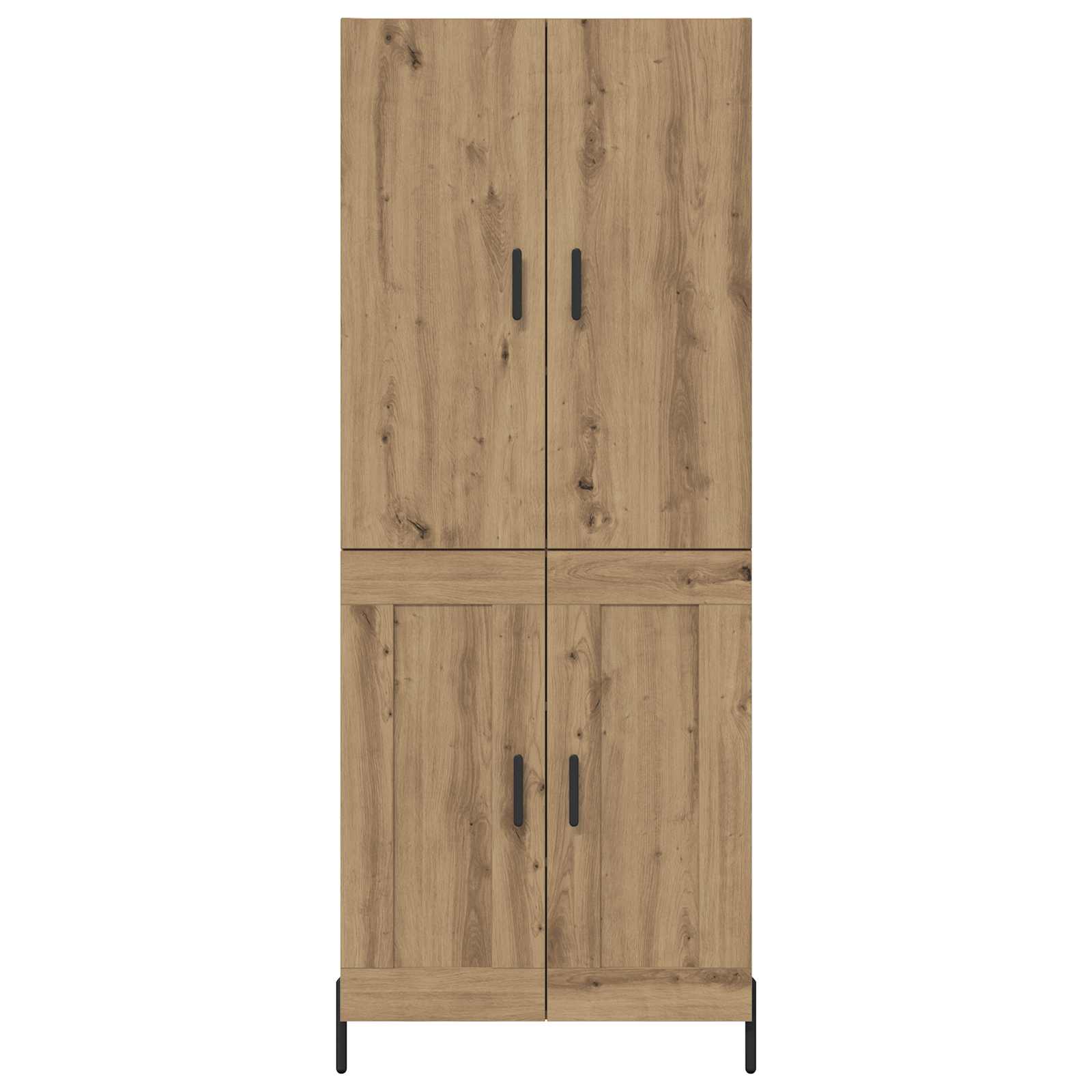 Bufet Stejar Artizanal 69,5 x 34 x 180 cm Lemn compozit — imaginea 8