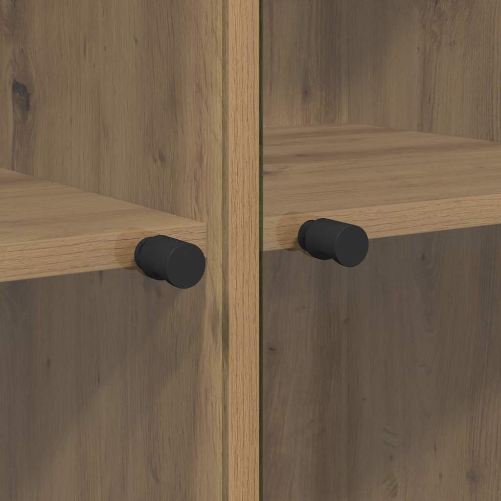 Bufet Stejar Artizanal 68 x 37 x 142 cm Lemn compozit — imaginea 11