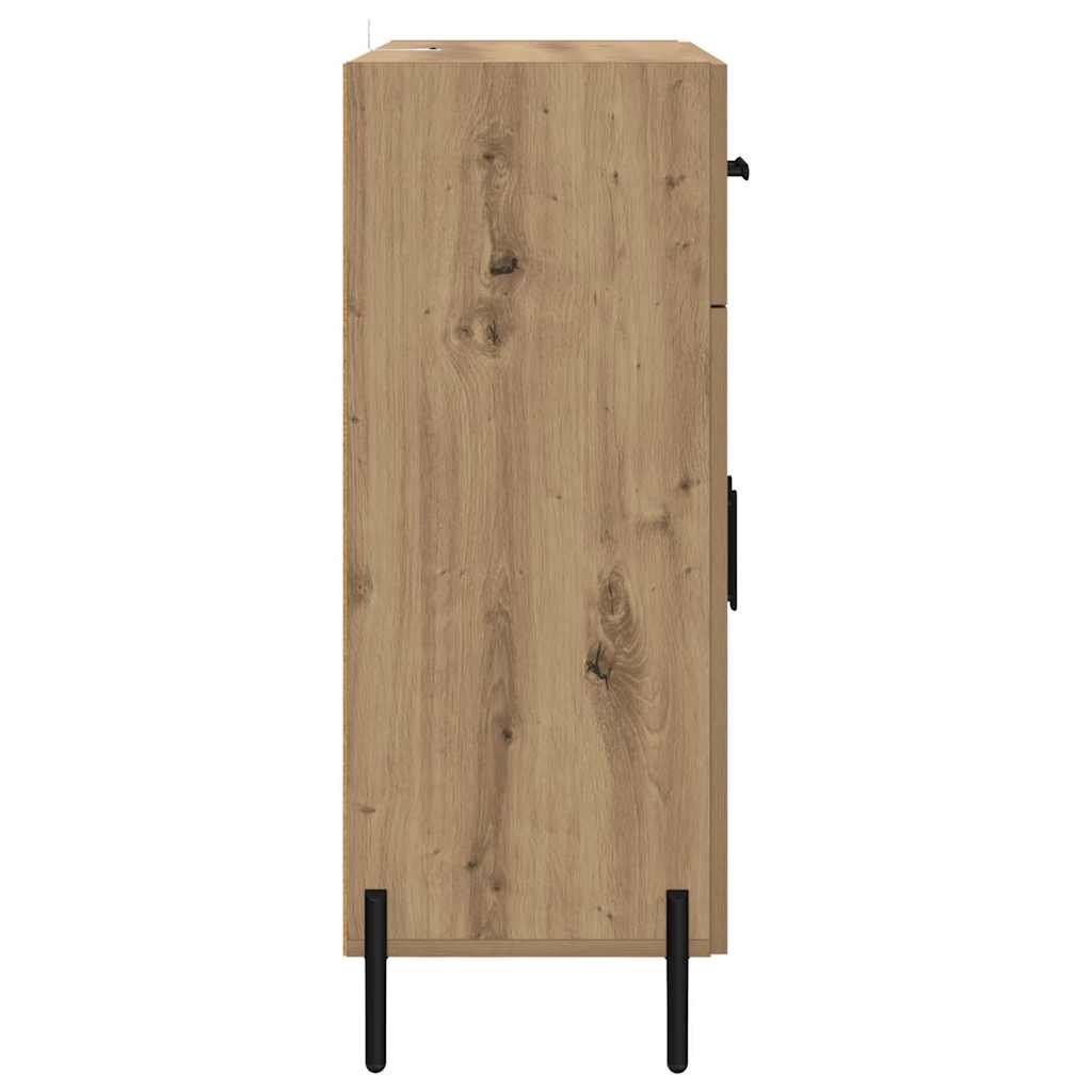 Bufet Stejar Artizanal 69,5 x 34 x 90 cm Lemn compozit — imaginea 8