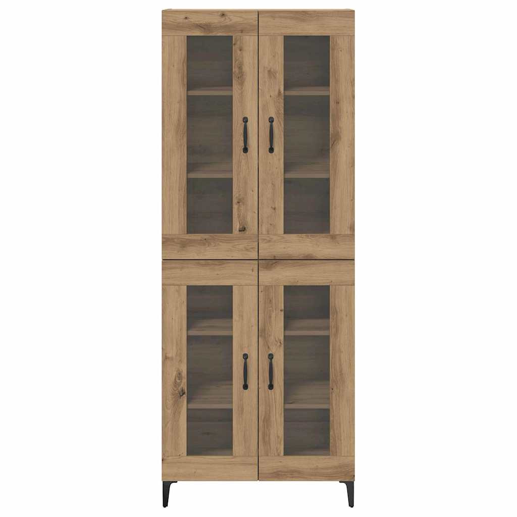 Bufet Stejar Artizanal 69,5 x 34 x 180 cm Lemn compozit — imaginea 9