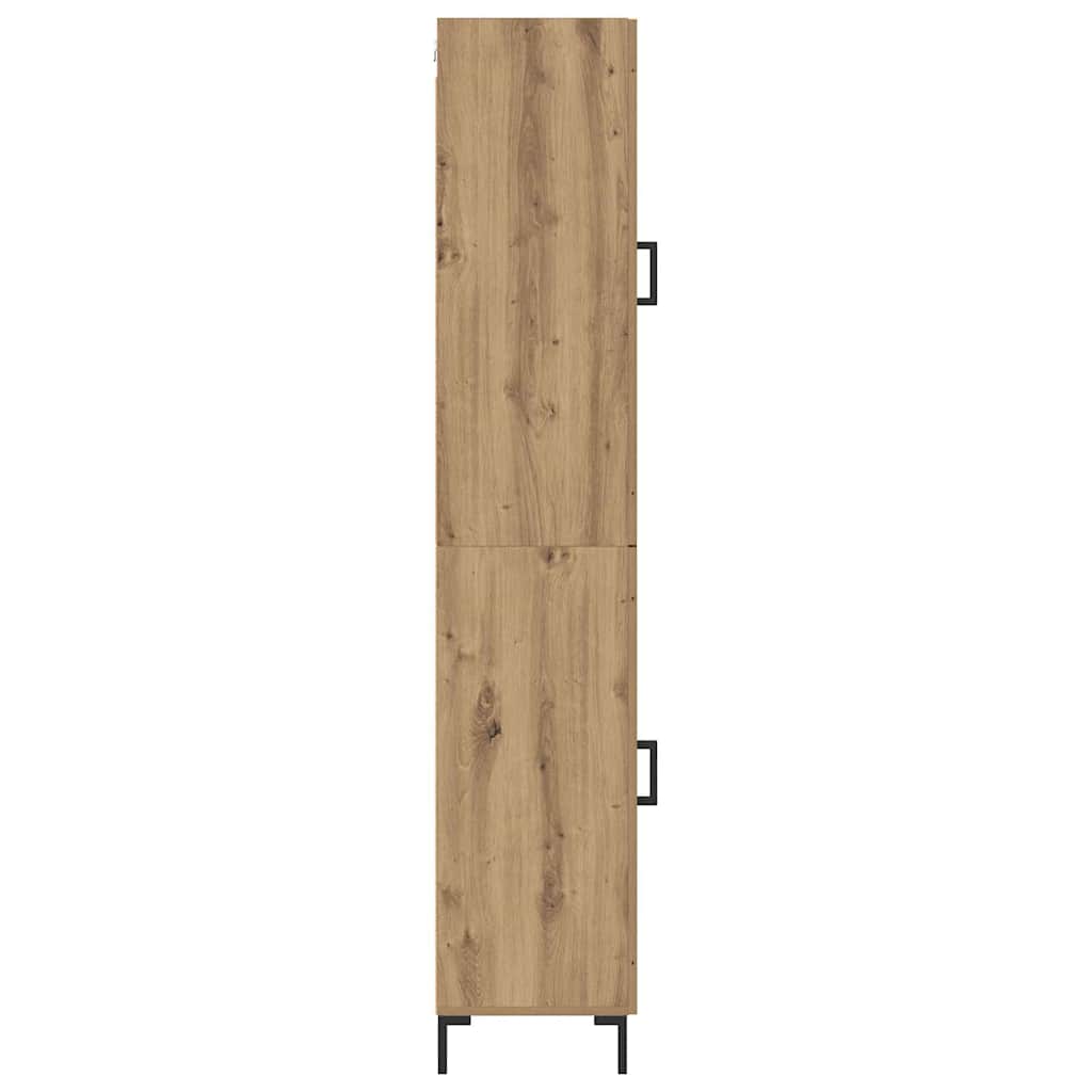 Bufet Stejar Artizanal 34,5 x 34 x 180 cm Lemn compozit — imaginea 10