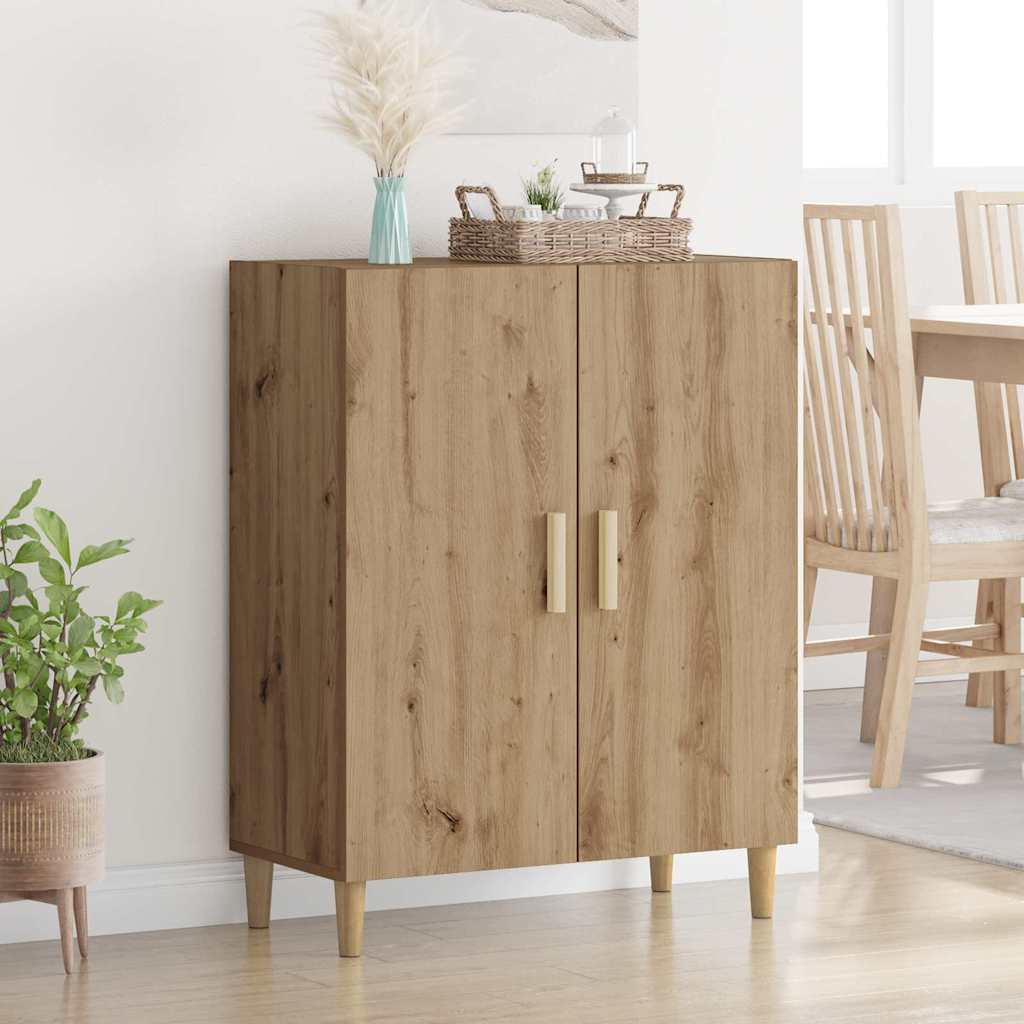 Bufet Stejar Artizanal 70 x 34 x 90 cm Lemn compozit — imaginea 2