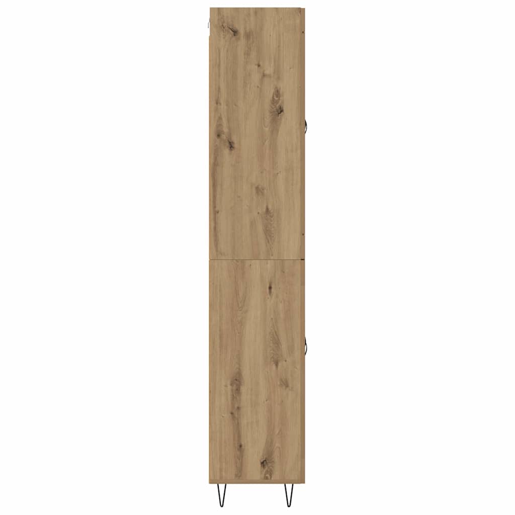 Bufet Stejar Artizanal 69,5 x 34 x 180 cm Lemn compozit — imaginea 10