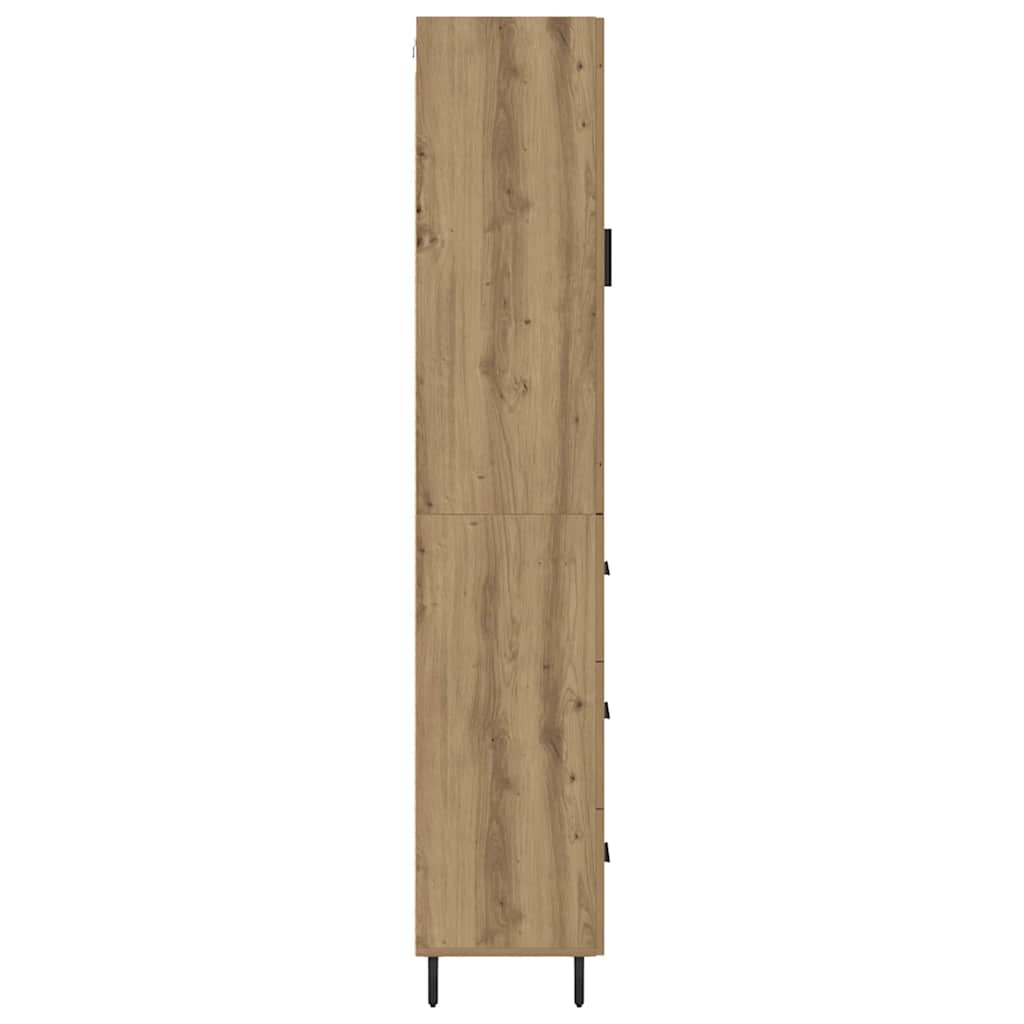 Bufet Stejar Artizanal 34,5 x 34 x 180 cm Lemn compozit — imaginea 10