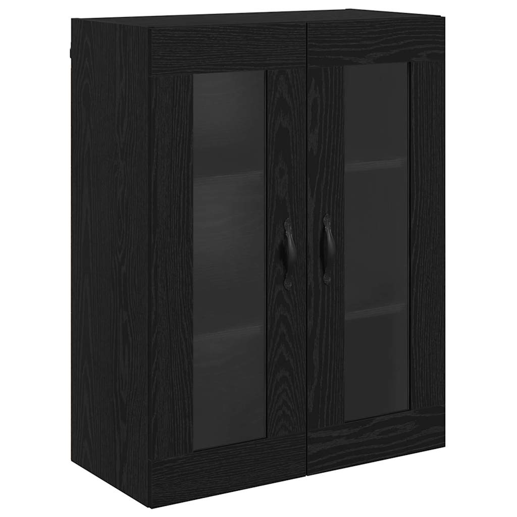 Bufet Stejar alb si negru 69,5 x 34 x 180 cm Lemn compozit — imaginea 8