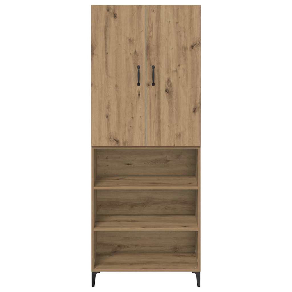 Bufet Stejar Artizanal 69,5 x 34 x 180 cm Lemn compozit — imaginea 9