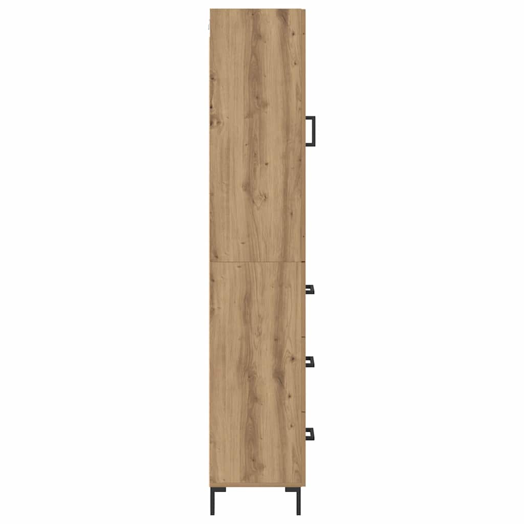 Bufet Stejar Artizanal 34,5 x 34 x 180 cm Lemn compozit — imaginea 10