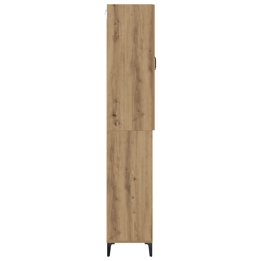 Bufet Stejar Artizanal 69,5 x 34 x 180 cm Lemn compozit — imaginea 10