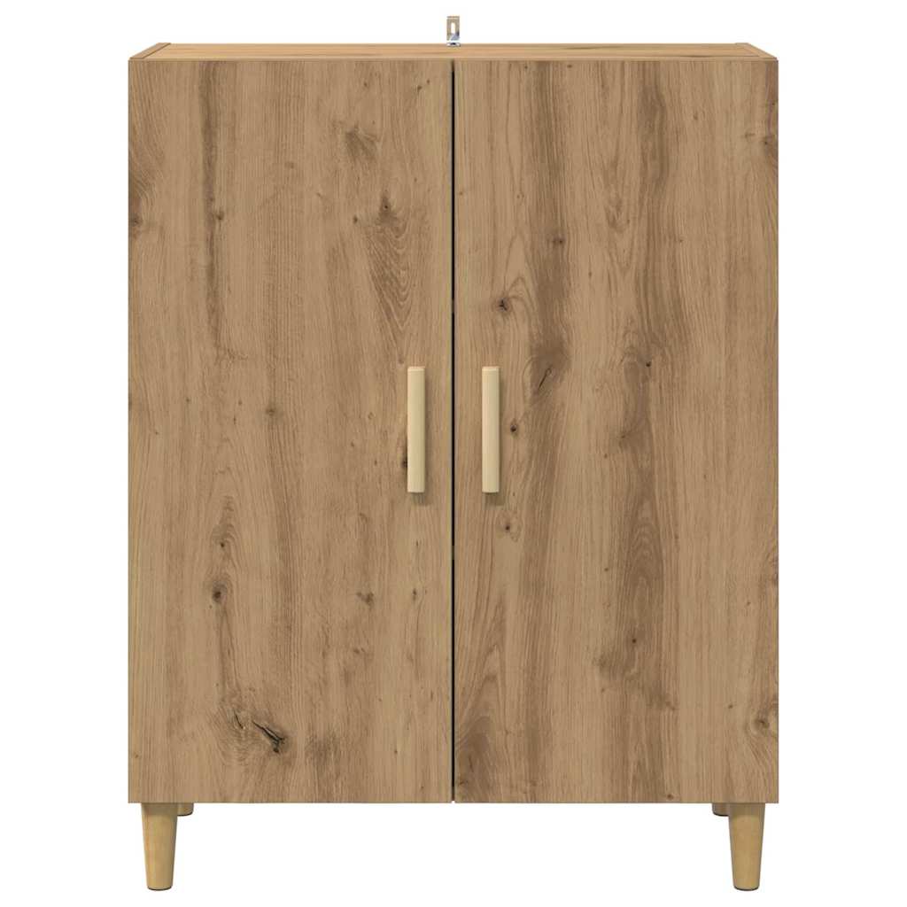 Bufet Stejar Artizanal 70 x 34 x 90 cm Lemn compozit — imaginea 7