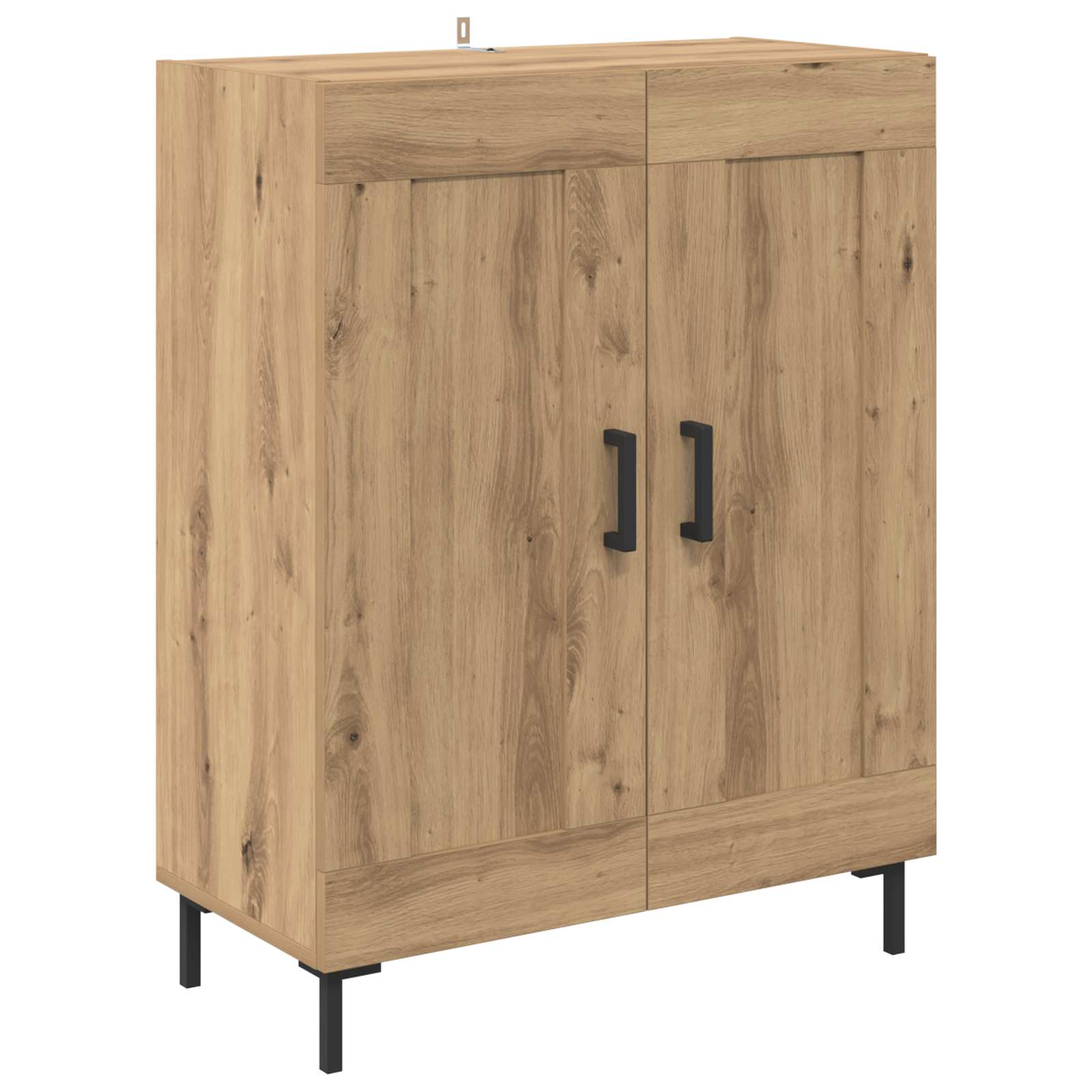 Bufet Stejar Artizanal 69,5 x 34 x 180 cm Lemn compozit — imaginea 7