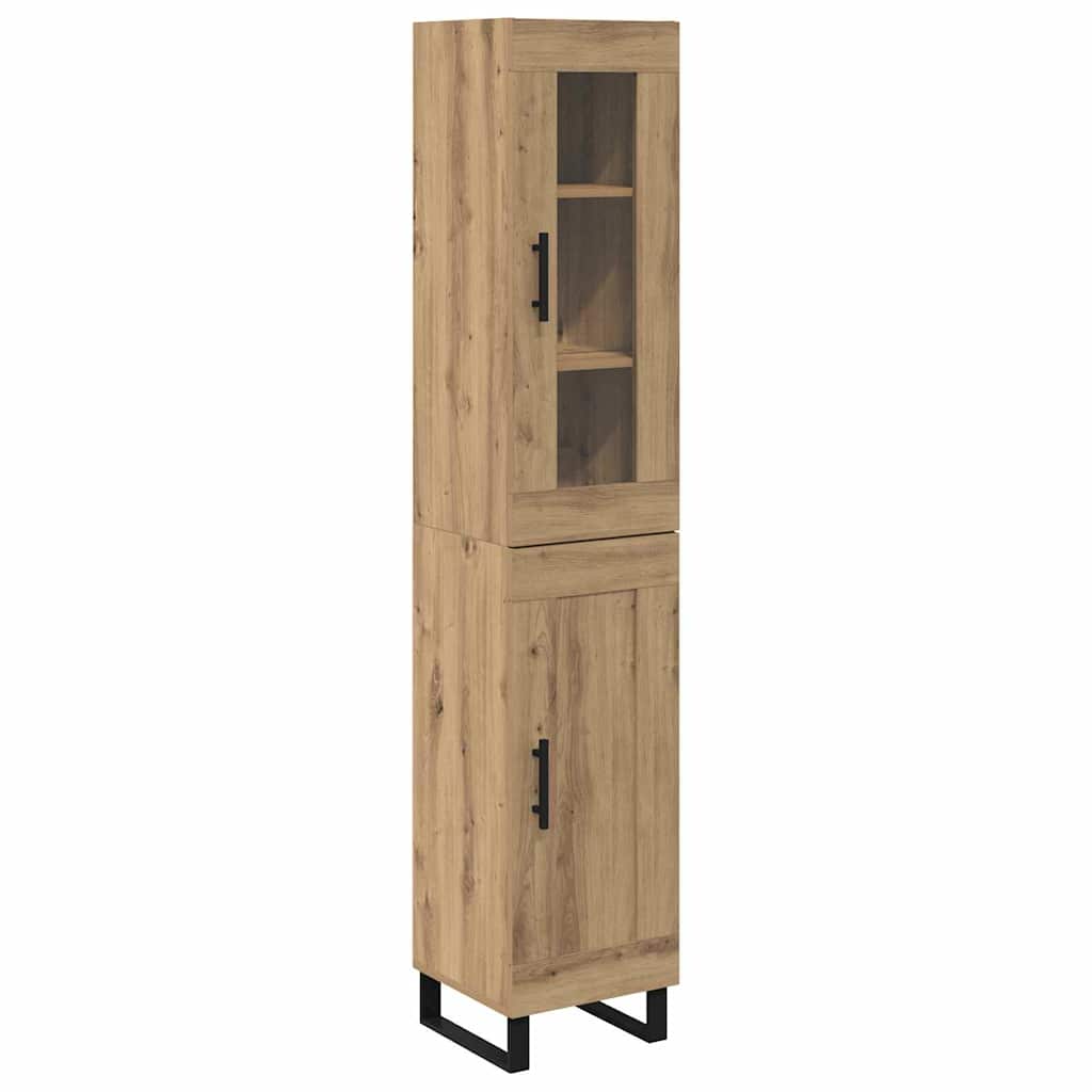 Bufet Stejar Artizanal 69,5 x 34 x 180 cm Lemn compozit