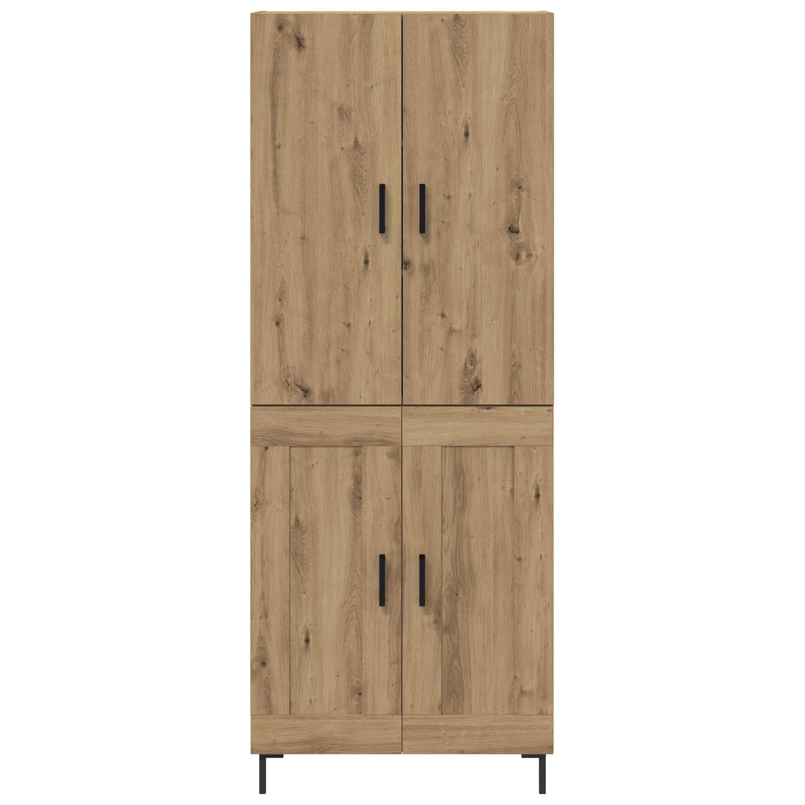 Bufet Stejar Artizanal 69,5 x 34 x 180 cm Lemn compozit — imaginea 8
