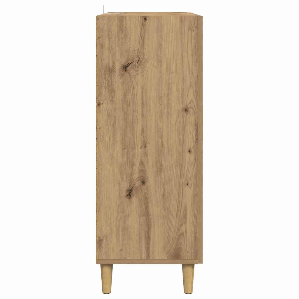 Bufet Stejar Artizanal 70 x 34 x 90 cm Lemn compozit — imaginea 8