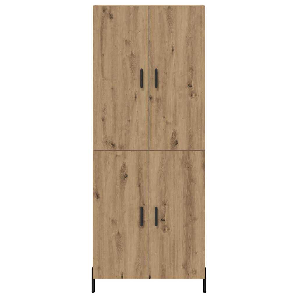 Bufet Stejar Artizanal 69,5 x 34 x 180 cm Lemn compozit — imaginea 9