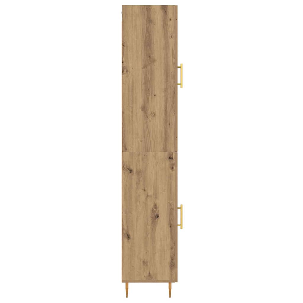 Bufet Stejar Artizanal 34,5 x 34 x 180 cm Lemn compozit — imaginea 10
