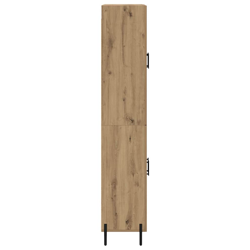 Bufet Stejar Artizanal 69,5 x 34 x 180 cm Lemn compozit — imaginea 10