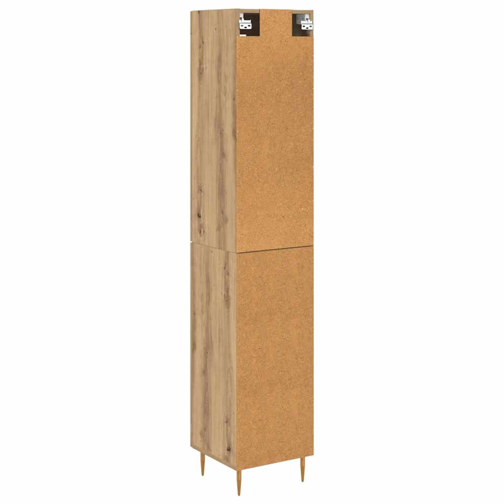 Bufet Stejar Artizanal 34,5 x 34 x 180 cm Lemn compozit — imaginea 11