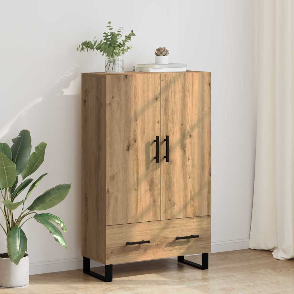 Bufet Stejar Artizanal 69,5 x 30 x 115 cm Lemn compozit — imaginea 2