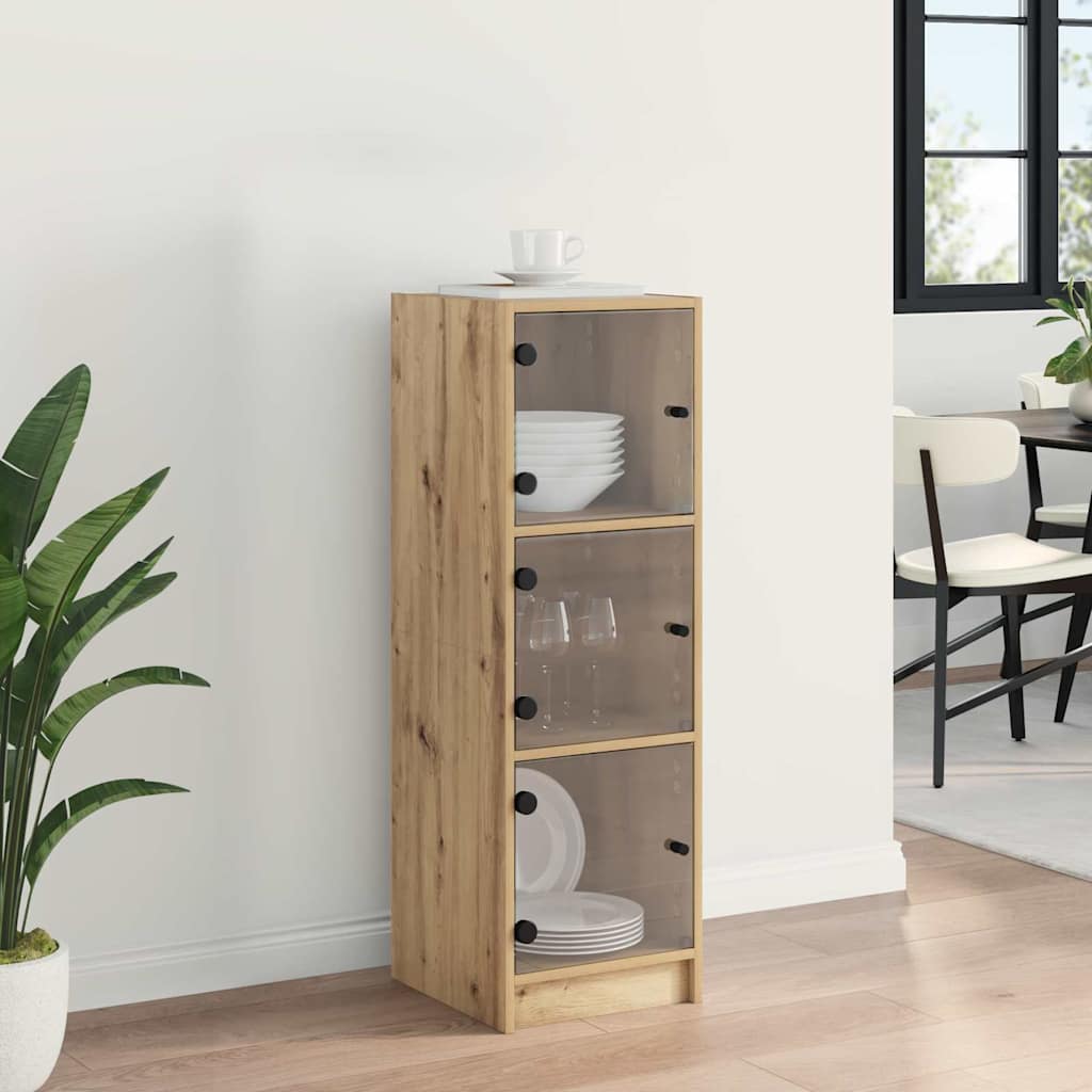Bufet Stejar Artizanal 35 x 37 x 109 cm Lemn compozit — imaginea 5