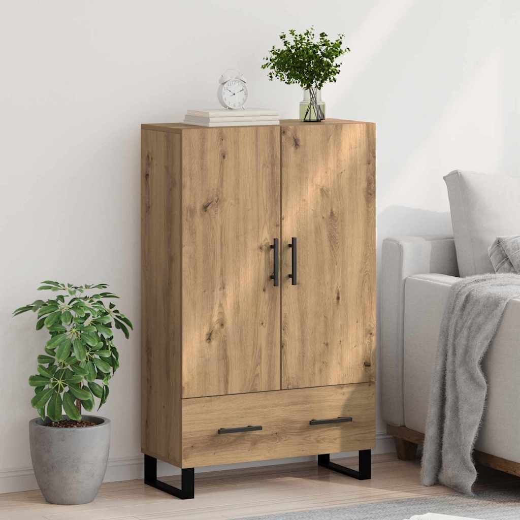 Bufet Stejar Artizanal 69,5 x 30 x 115 cm Lemn compozit — imaginea 5