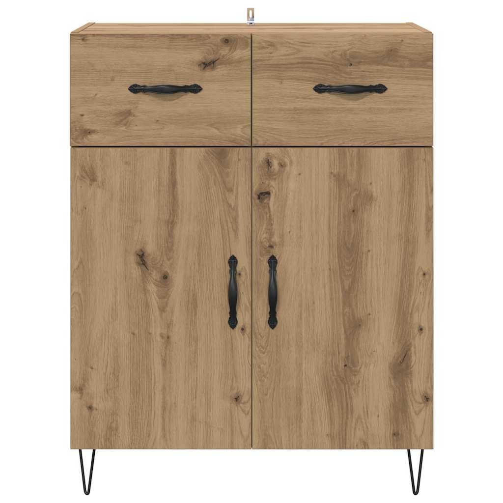 Bufet Stejar Artizanal 69,5 x 34 x 90 cm Lemn compozit — imaginea 7