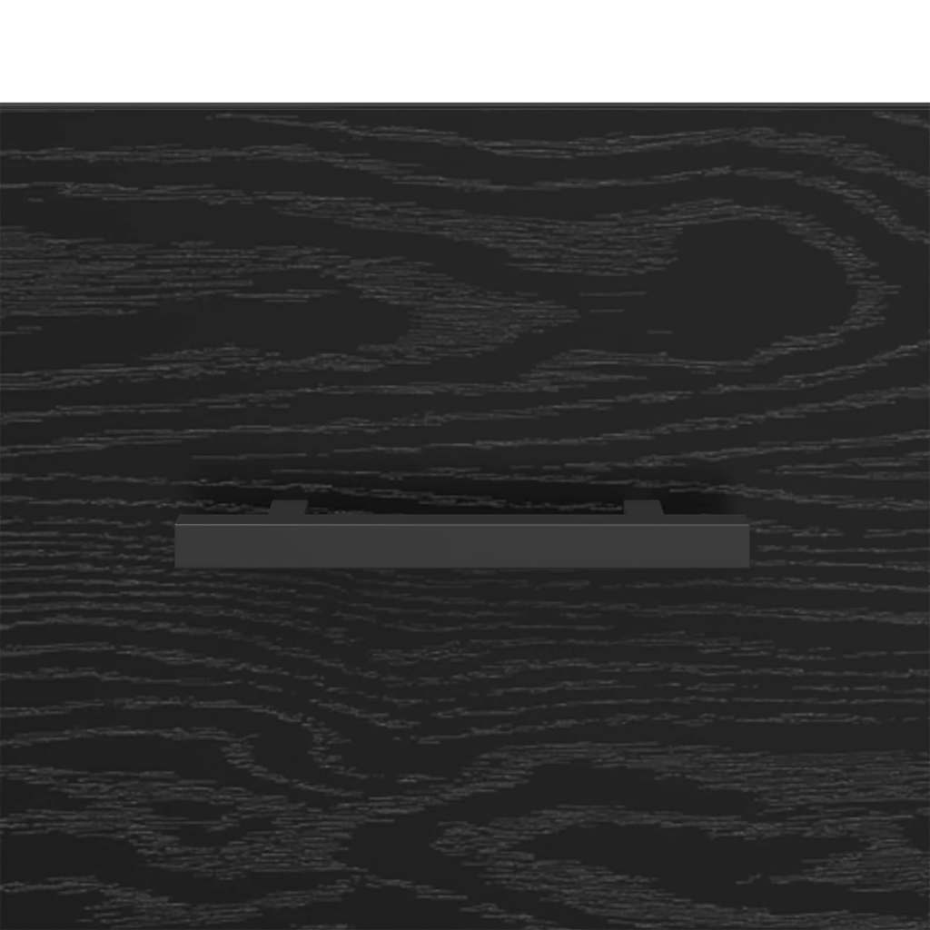 Bufet Stejar Negru 34,5 x 34 x 90 cm Lemn Ingineresc si Fier — imaginea 11