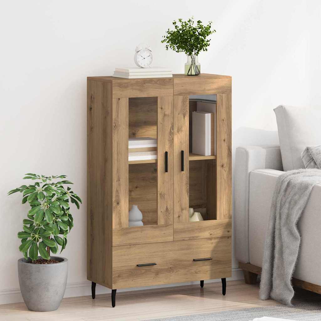 Bufet Stejar Artizanal 69,5 x 31 x 115 cm Lemn compozit — imaginea 5