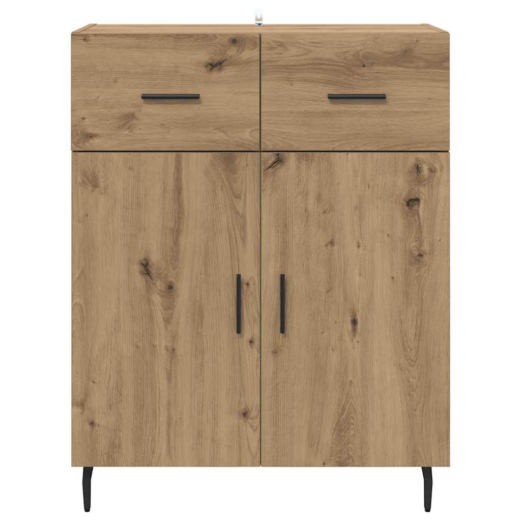 Bufet Stejar Artizanal 69,5 x 34 x 90 cm Lemn compozit — imaginea 7