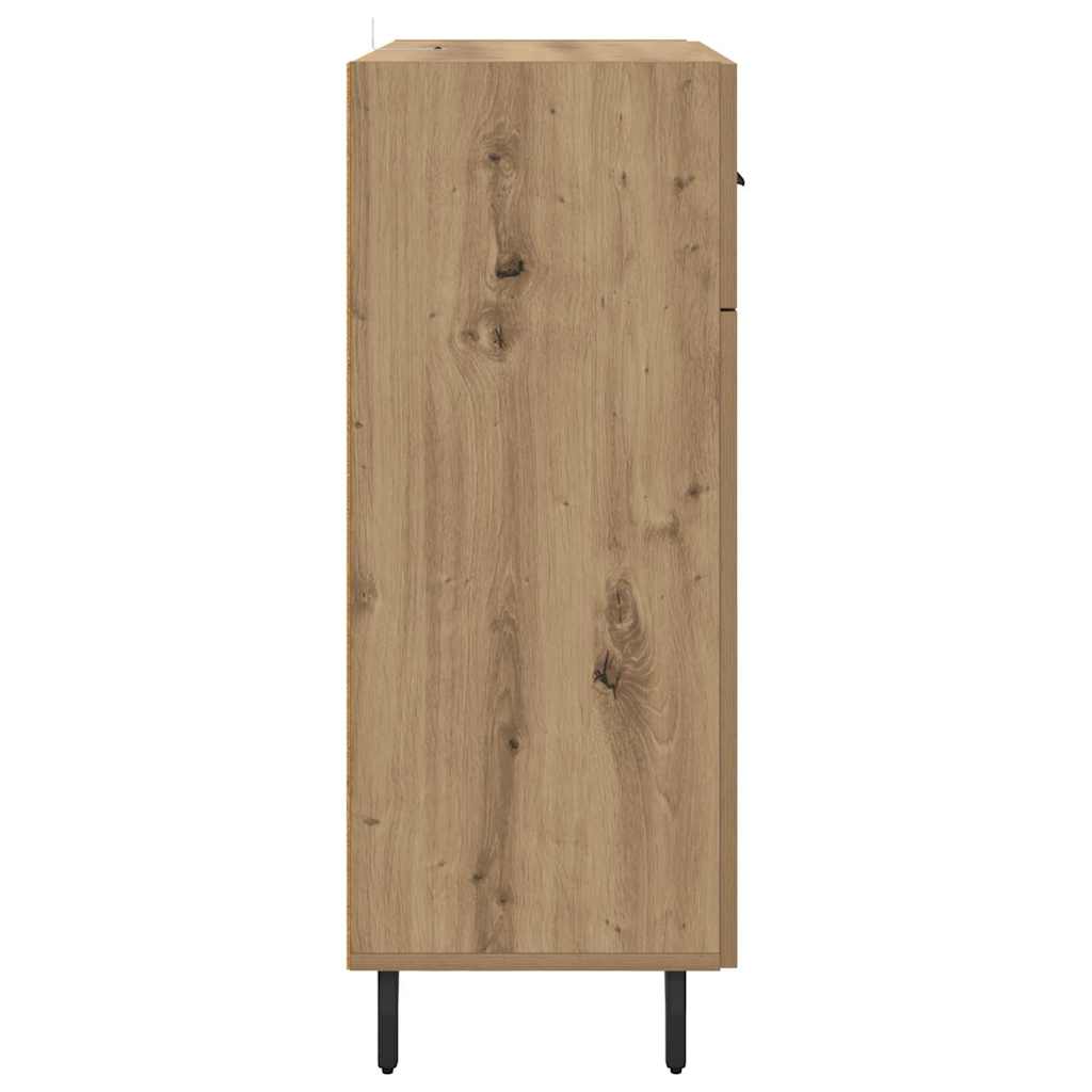 Bufet Stejar Artizanal 69,5 x 34 x 90 cm Lemn compozit — imaginea 8