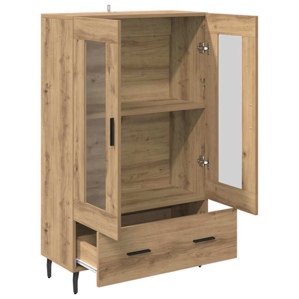 Bufet Stejar Artizanal 69,5 x 31 x 115 cm Lemn compozit — imaginea 6