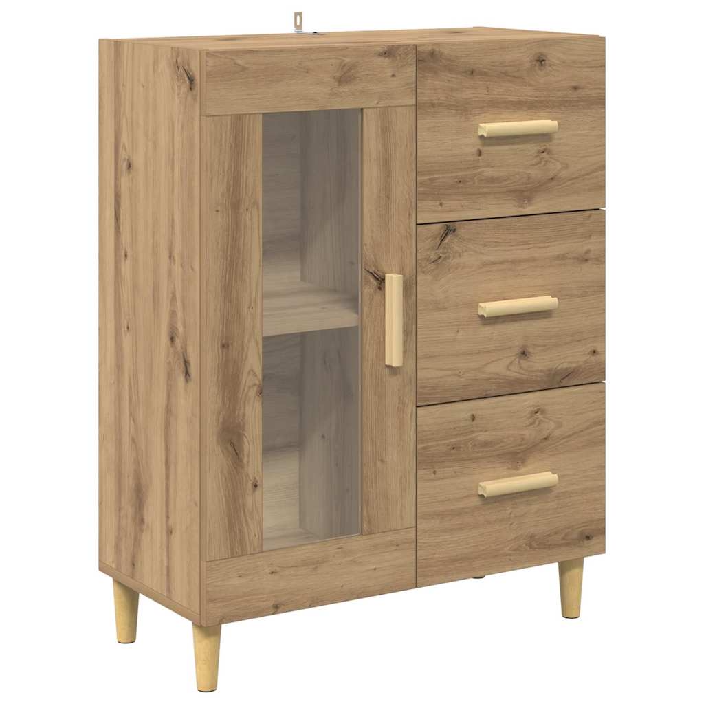Bufet Stejar Artizanal 69,5 x 34 x 90 cm Lemn compozit